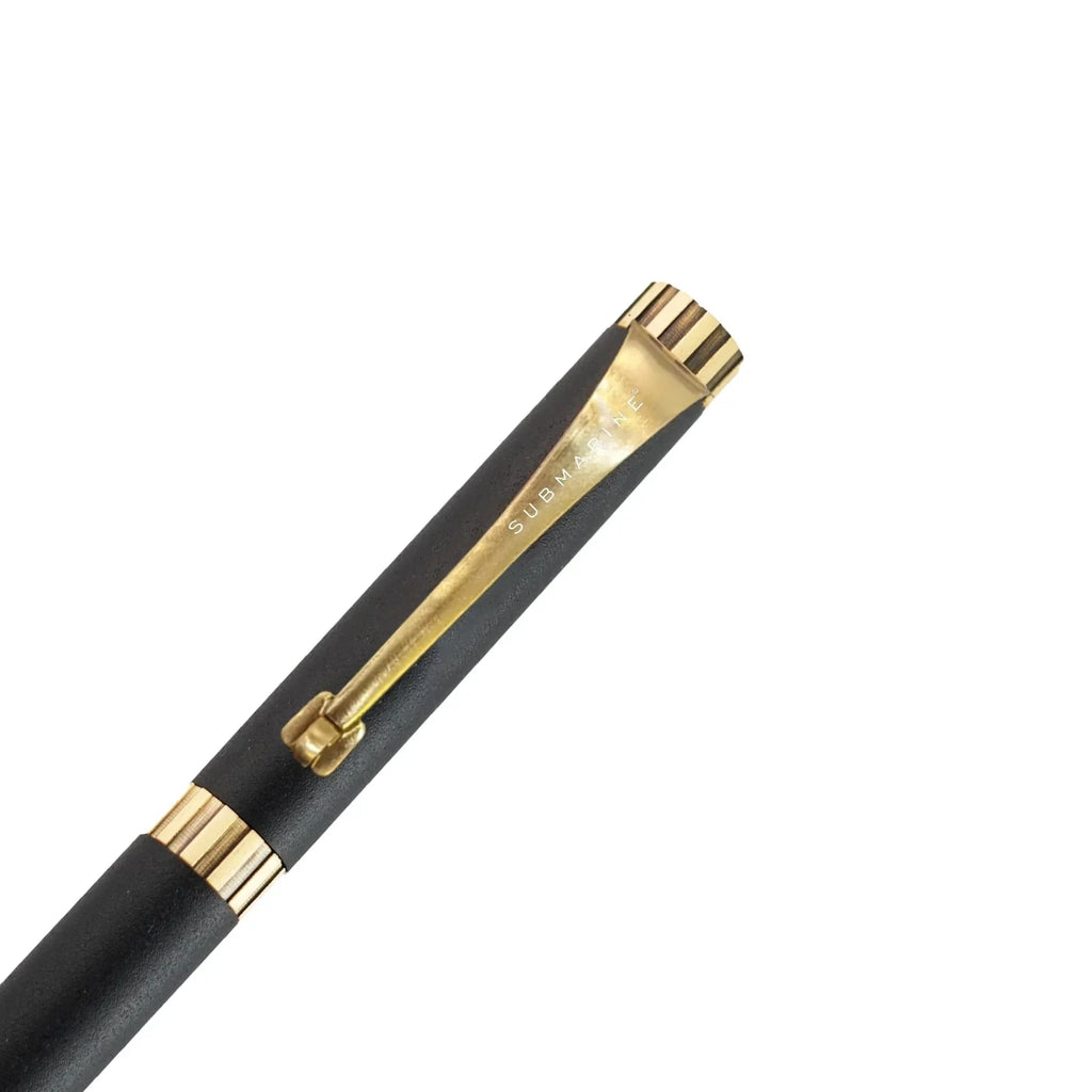 Regal Brass Roller Pen Black Gold Premium Writing Pen