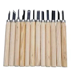Wood Carving Set of 12PCS