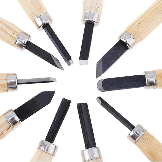 Wood Carving Set of 12PCS