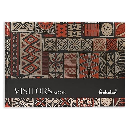 Scholar Metallic Visitors Notebook