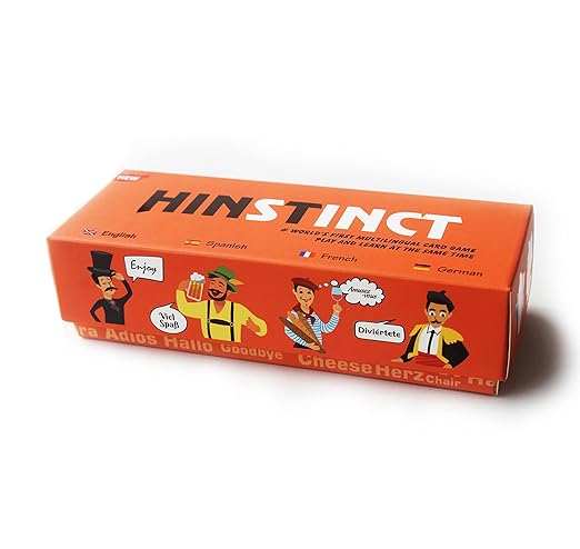 Spanish Station Hinstinct Multilingual Card Game