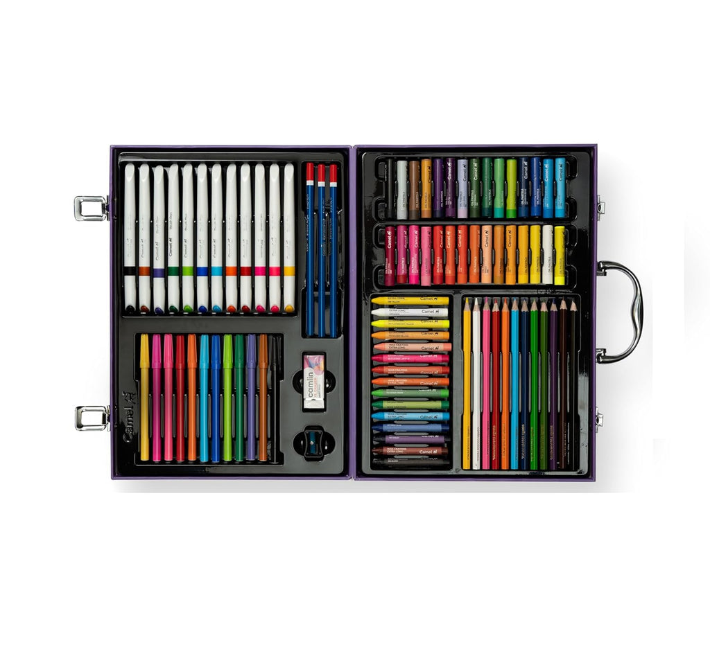 Camel Art Studio Set Reusable Briefcase Pack