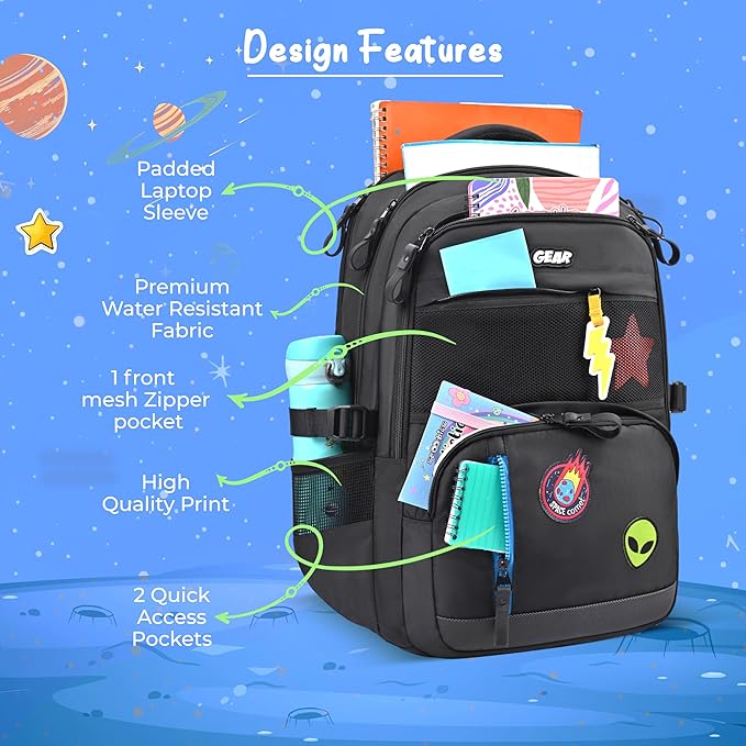 Gear Pop Star 27L Water Resistant School Backpack
