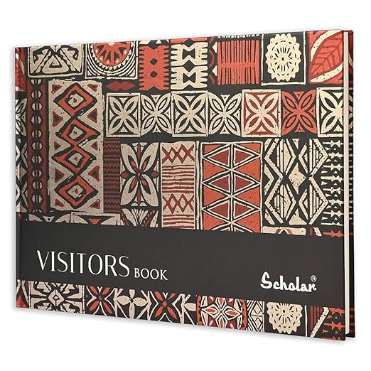 Scholar Metallic Visitors Notebook