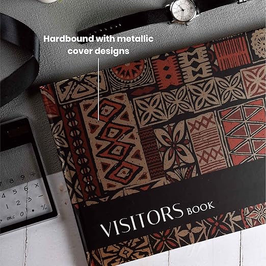 Scholar Metallic Visitors Notebook