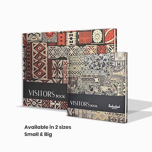 Scholar Metallic Visitors Notebook