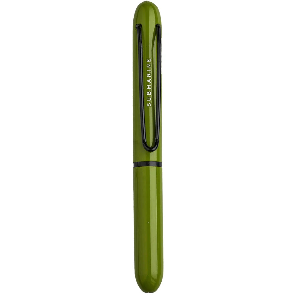 Submarine Mini Ball Pen Pack of 5 Bullet Style Compact Pens