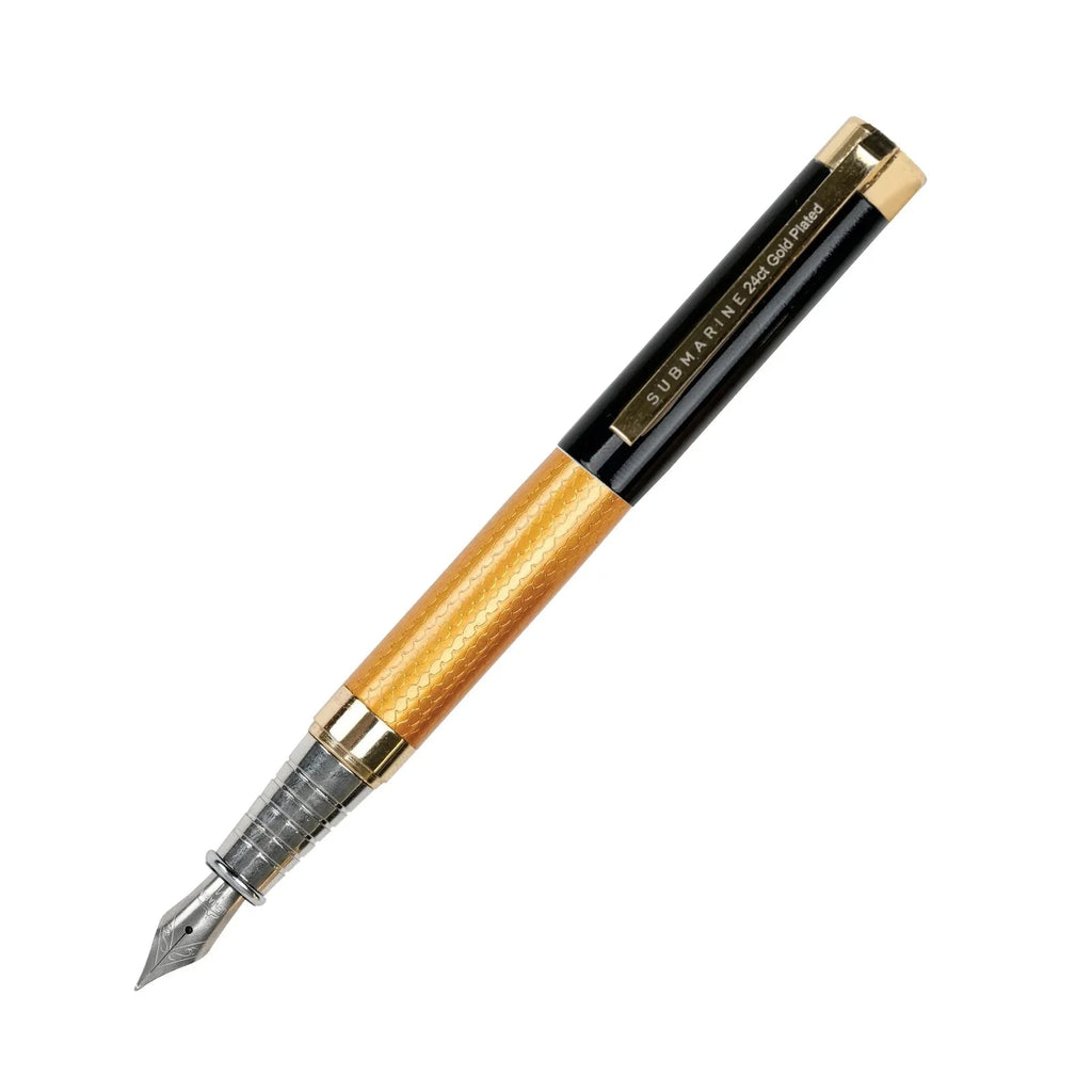 Submarine 24 Carat Gold Plated Fountain Pen