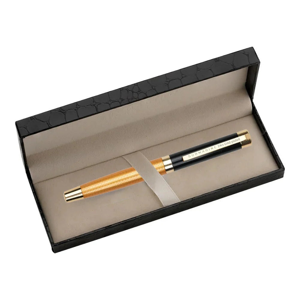 Submarine 24 Carat Gold Plated Fountain Pen
