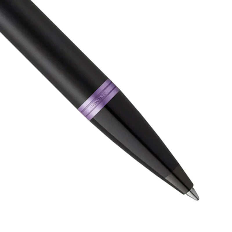 Parker IM Amethyst Purple Black Trim Ballpoint Pen