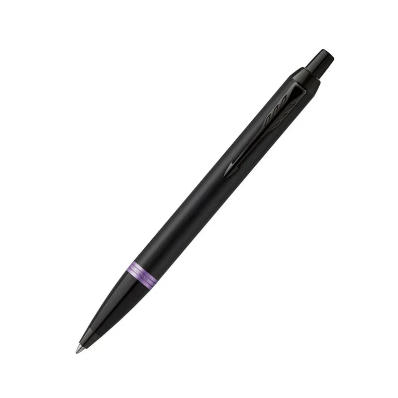 Parker IM Amethyst Purple Black Trim Ballpoint Pen