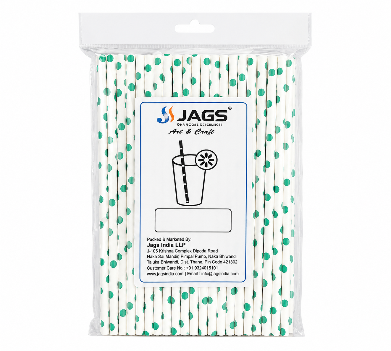 Environment-Friendly Paper Straws Pack for Events & Celebrations