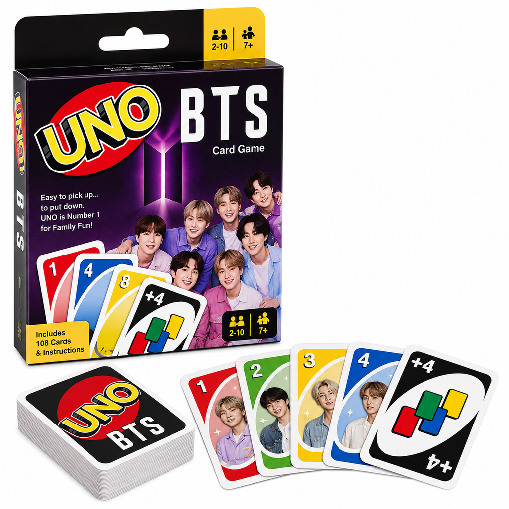 BTS UNO Cards – Exciting K-Pop Inspired Family Card Game