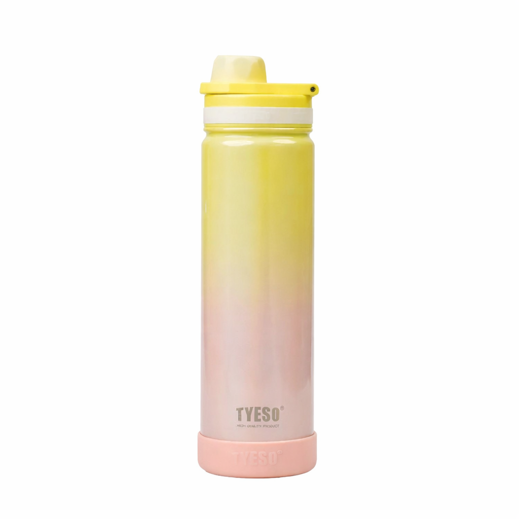 TYESO 750ml Rainbow Insulated Tumbler Stainless Steel Bottle with Handle