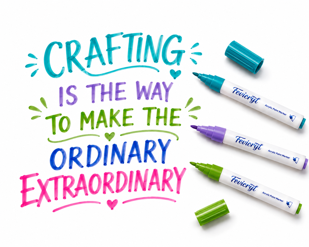 Fevicryl Acrylic Paint Marker Set for Artists &amp; DIY Projects