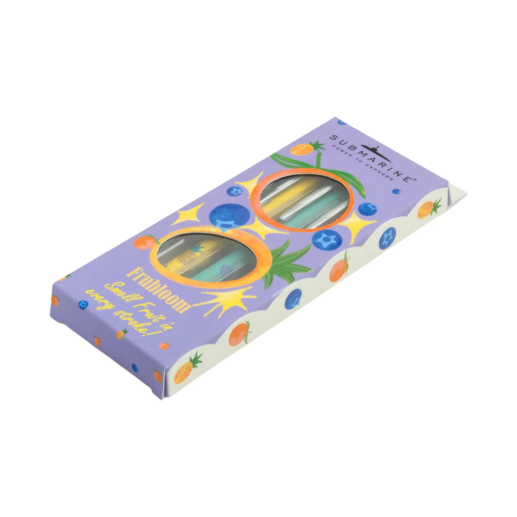 Frubloom Fruit Scented Pen Set Pack of 3 Premium Ball Pens