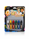 Non-Toxic Body Paint Crayons for Parties, Events & Cosplay