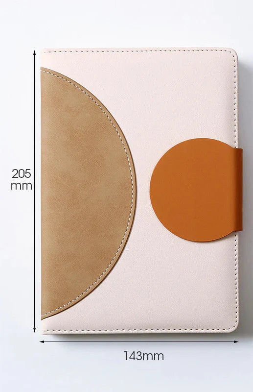 Premium PU Leather A5 Notebook with Magnetic Closure
