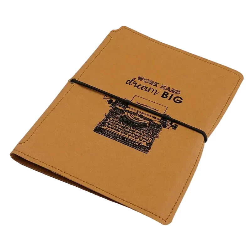 A5 Diary with Dot Grid & Blank Pages – Elastic Closure Journal