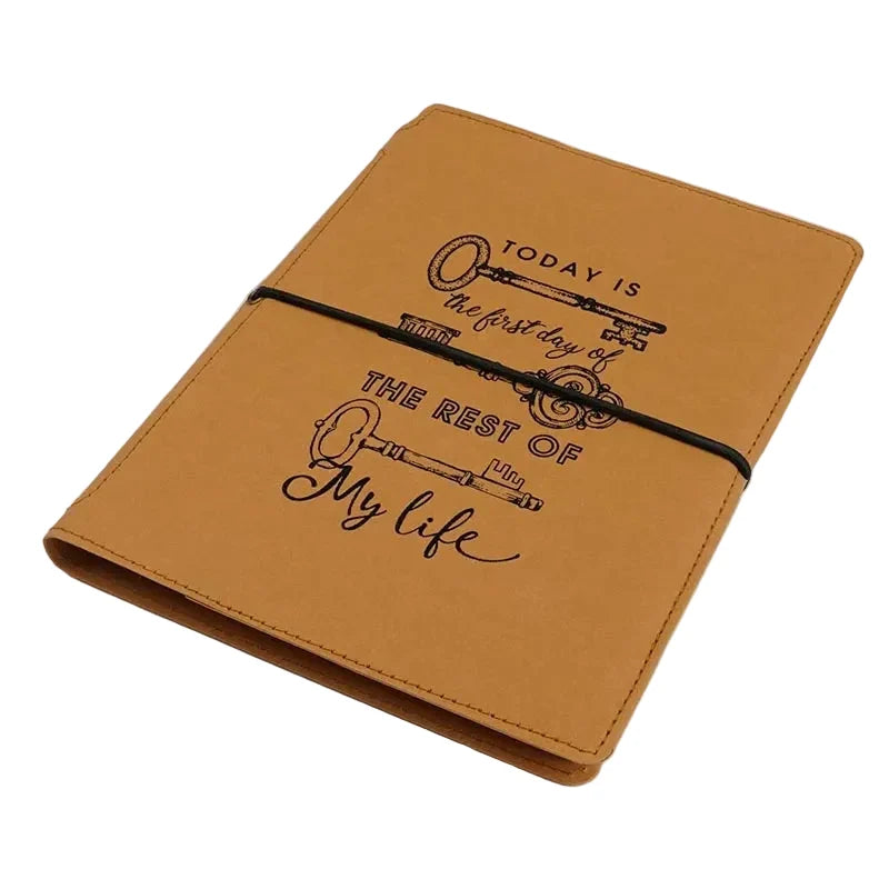 A5 Diary with Dot Grid & Blank Pages – Elastic Closure Journal