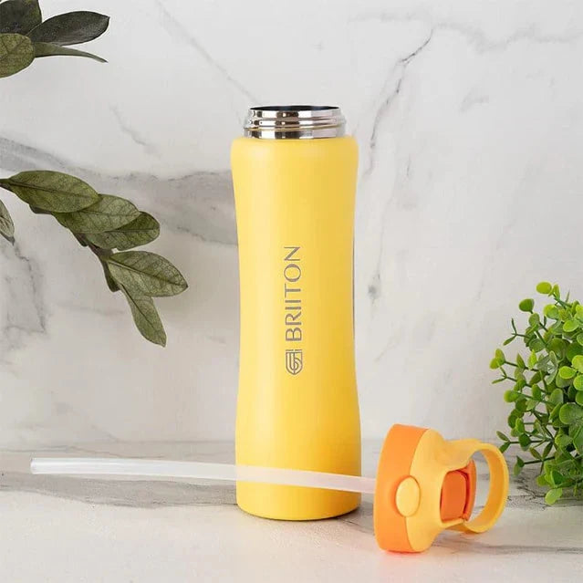 Briiton Hipster Water Bottle 750ml 24H Hot & Cold Stainless Steel Bottle