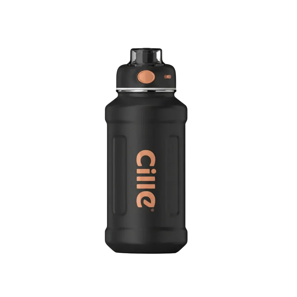 Cille 950ml Insulated Water Bottle Stainless Steel Thermos Hot & Cold Leakproof