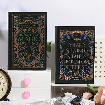 Classical A5 Hardcover Diary Notebook Vintage Floral Journal for Writing