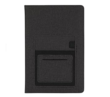 A5 Diary with Mobile Pocket & Card Holder Hardcover Organizer Notebook