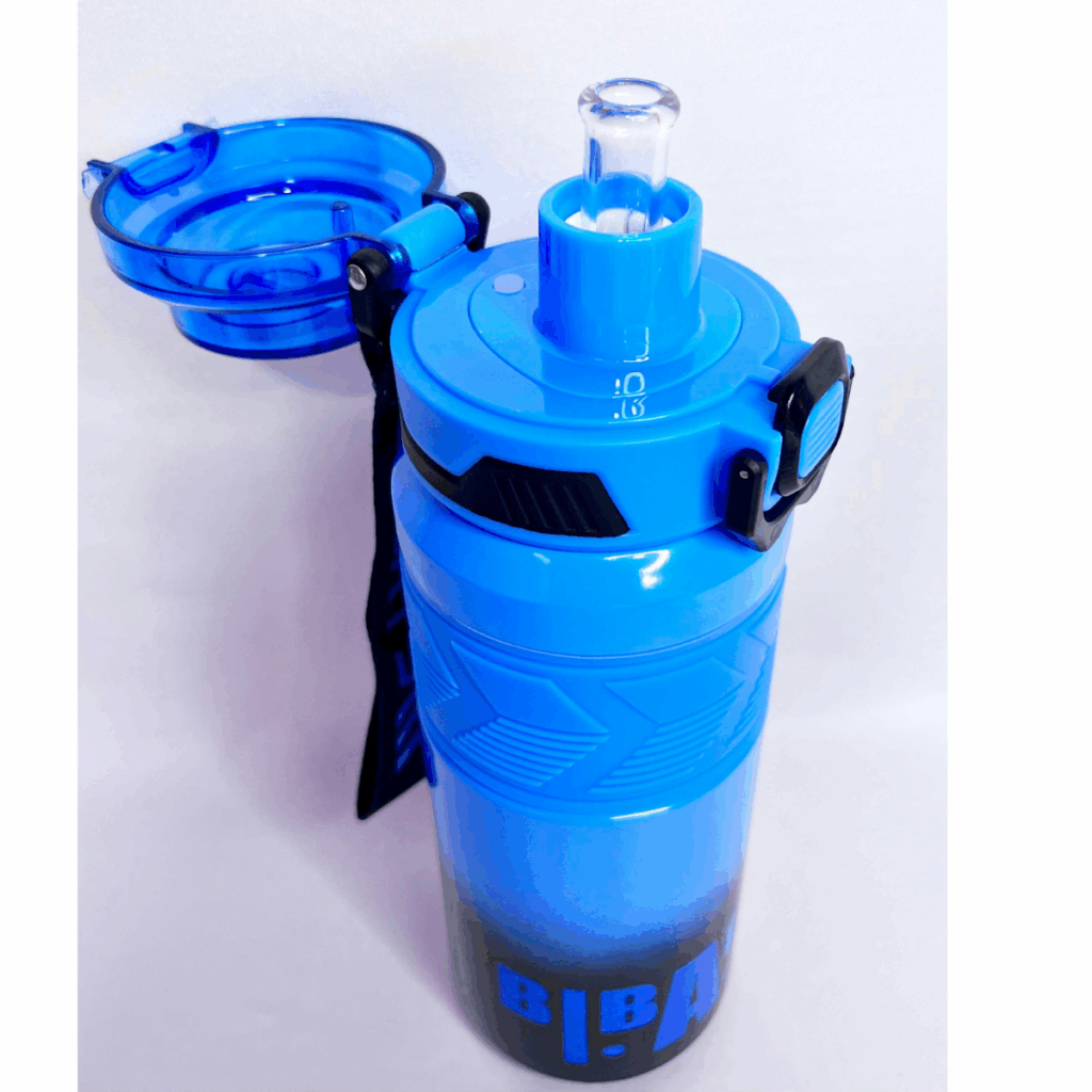 Sports Water Bottle 650ML Insulated Stainless Steel Bottle with Straw