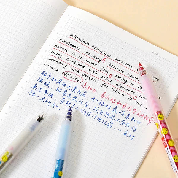 Jumbo Smiley World Gel Pen Set