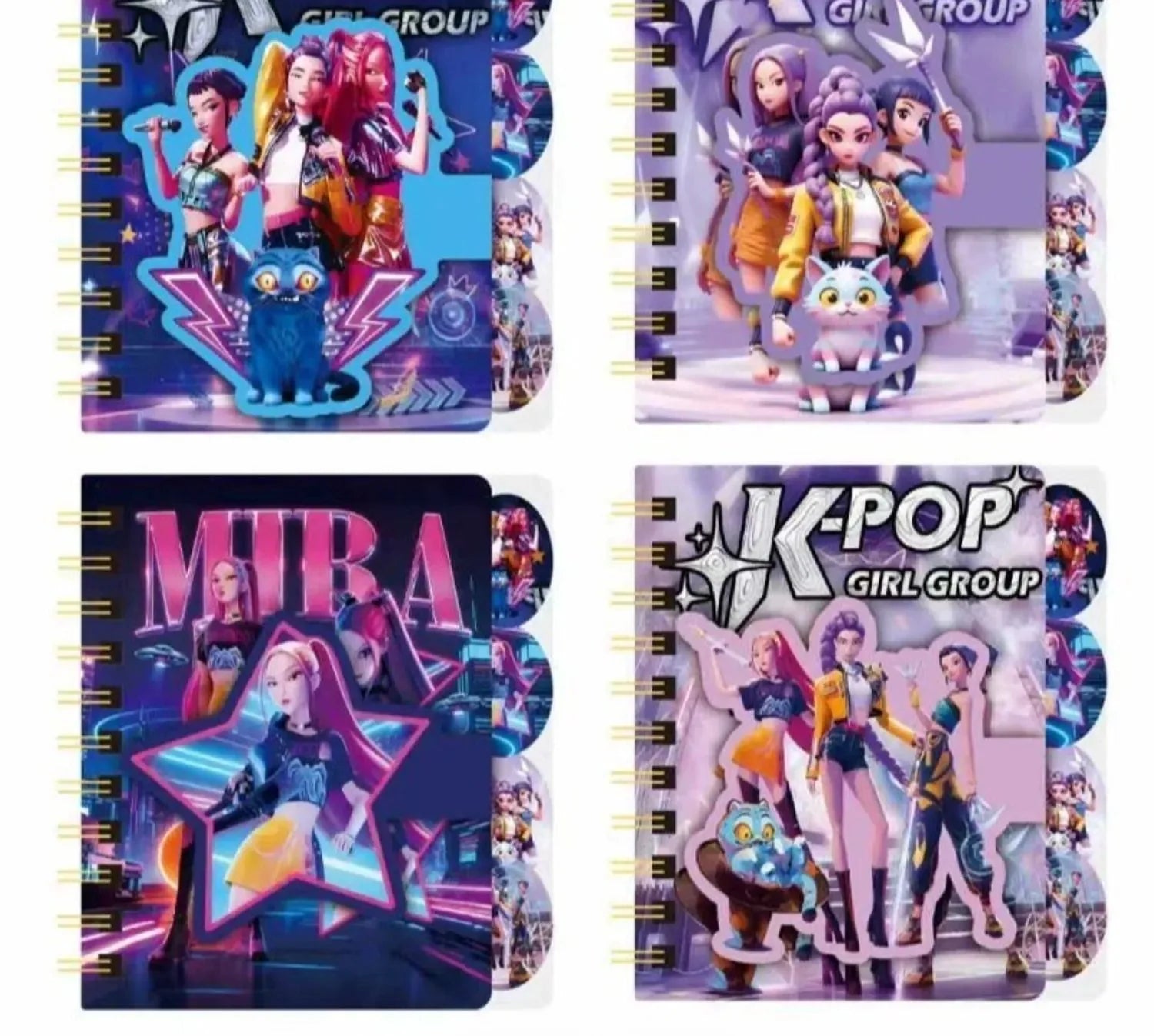 Kpop Demon Hunters Mini Diary with Magnetic Cover