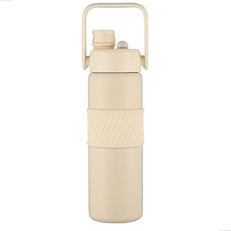 Sports Thermal Bottle with Straw Insulated Hot & Cold Water Bottle 600ML