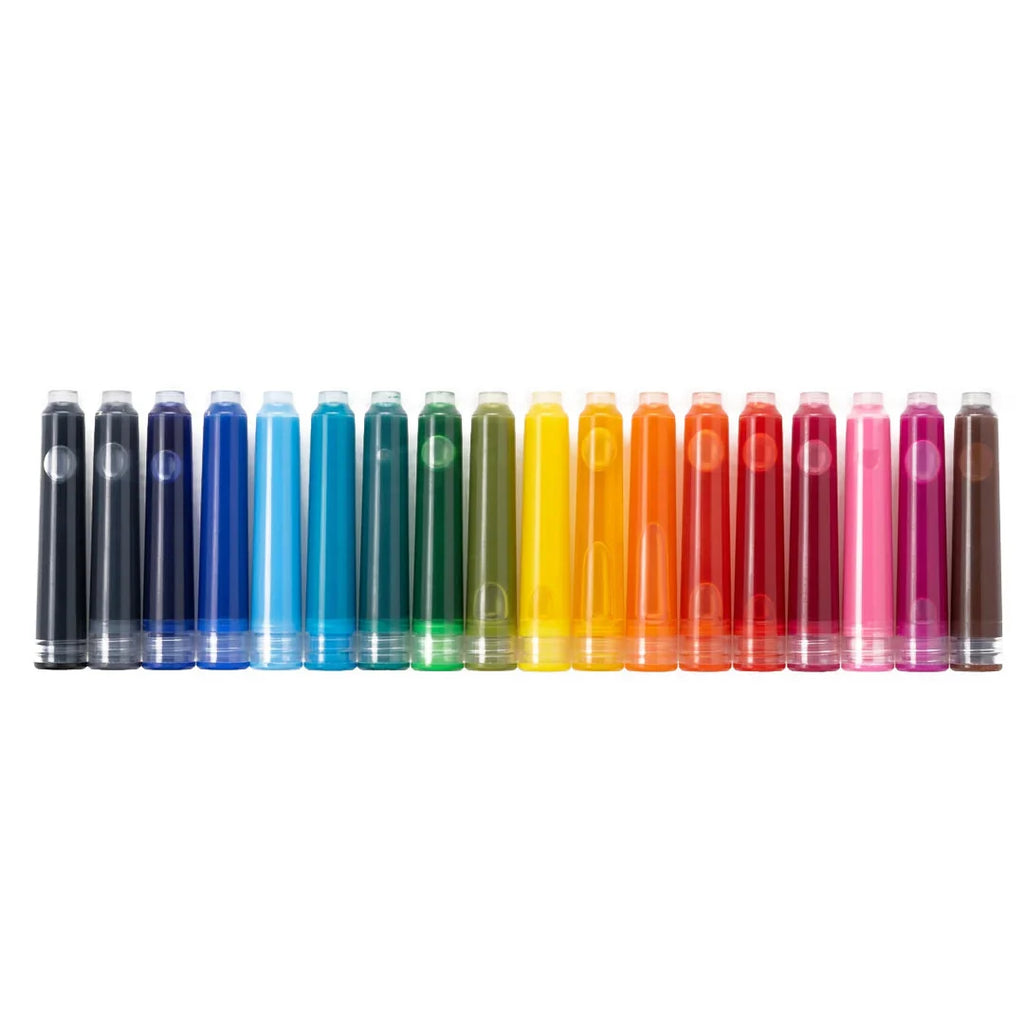 Submarine LUMEN 18 Fountain Pen Set 18 Ink Shades Premium Pen