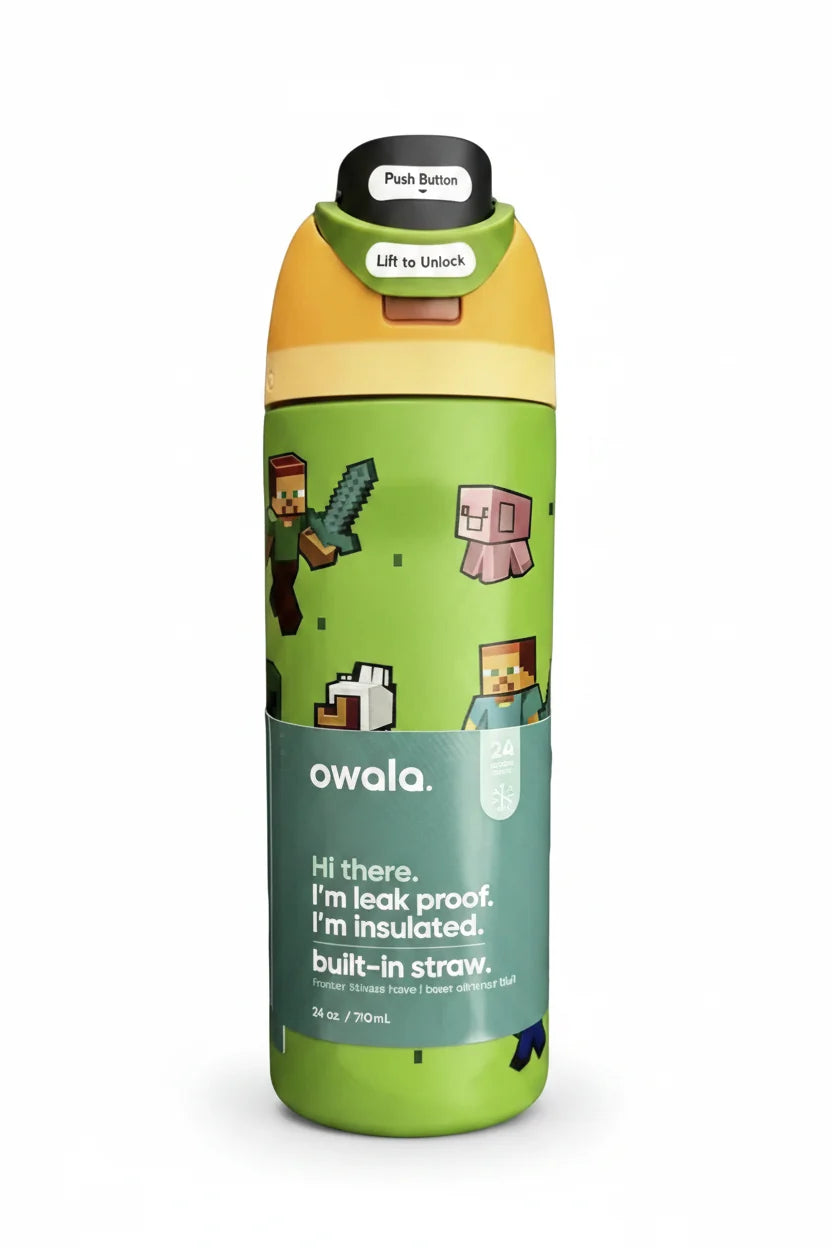 Owala FreeSip Tumbler 710ml Vacuum Insulated Leakproof Water Bottle