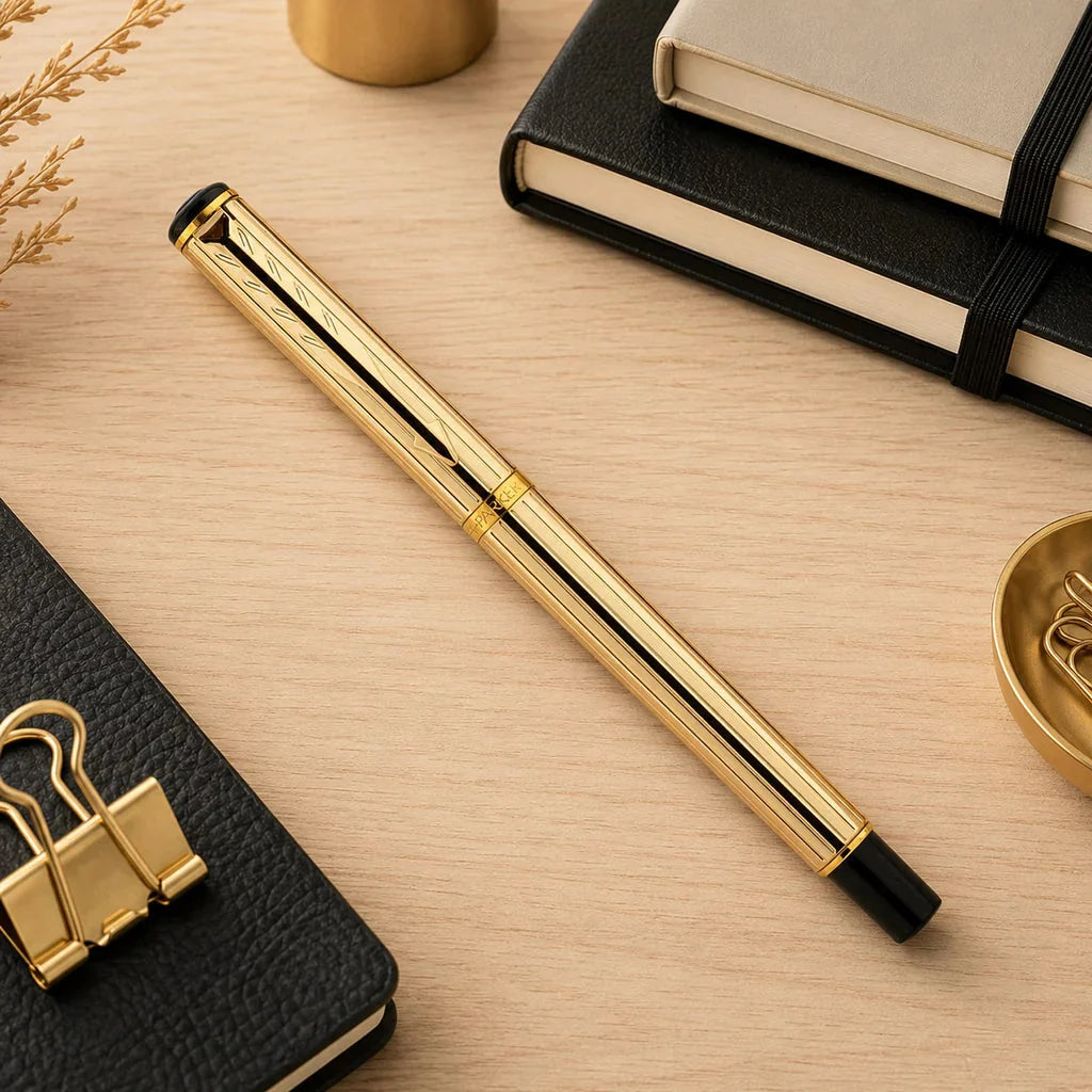 Parker Premium Rialto Gold GT Fountain Pen