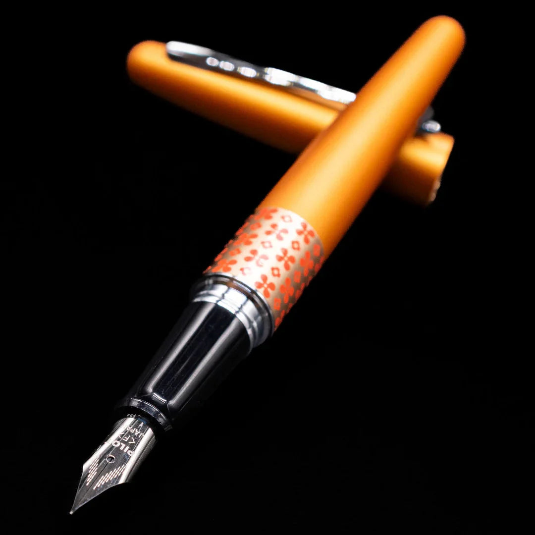 Pilot Metropolitan MR3 Retro Pop Fountain Pen Orange Flower