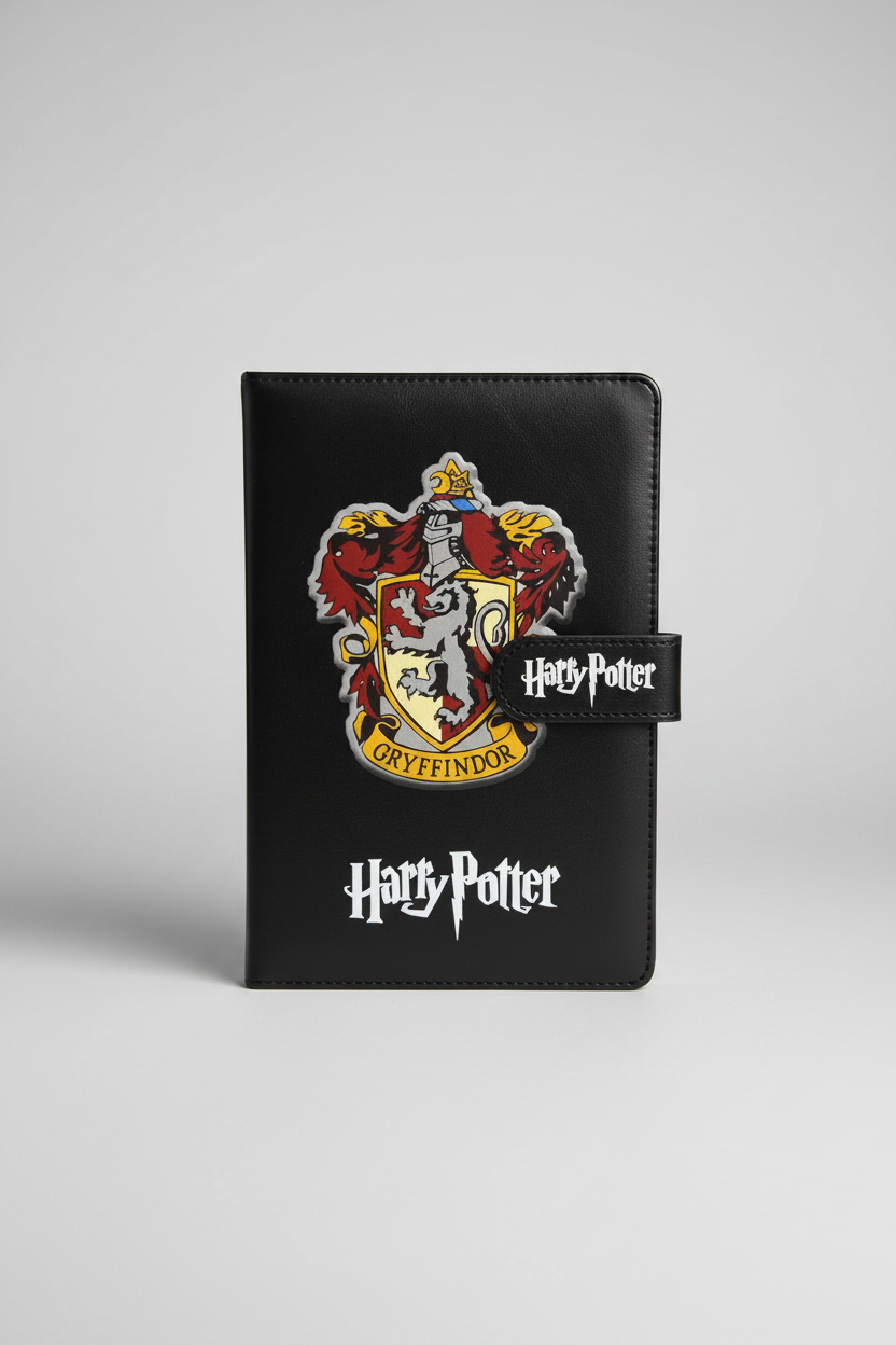 Harry Potter Gryffindor Leather Diary Notebook
