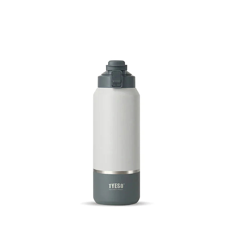 TYESO 1200ml Insulated Water Bottle Leak-Proof Thermos Flask