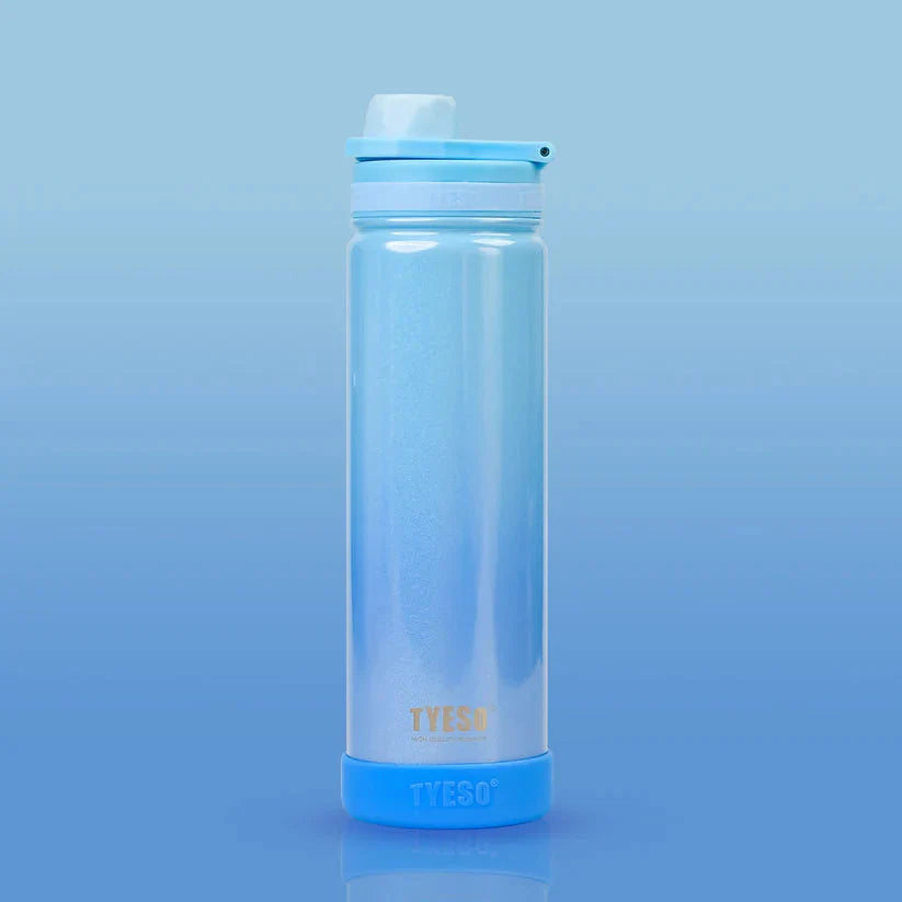 TYESO 750ml Rainbow Insulated Tumbler Stainless Steel Bottle with Handle