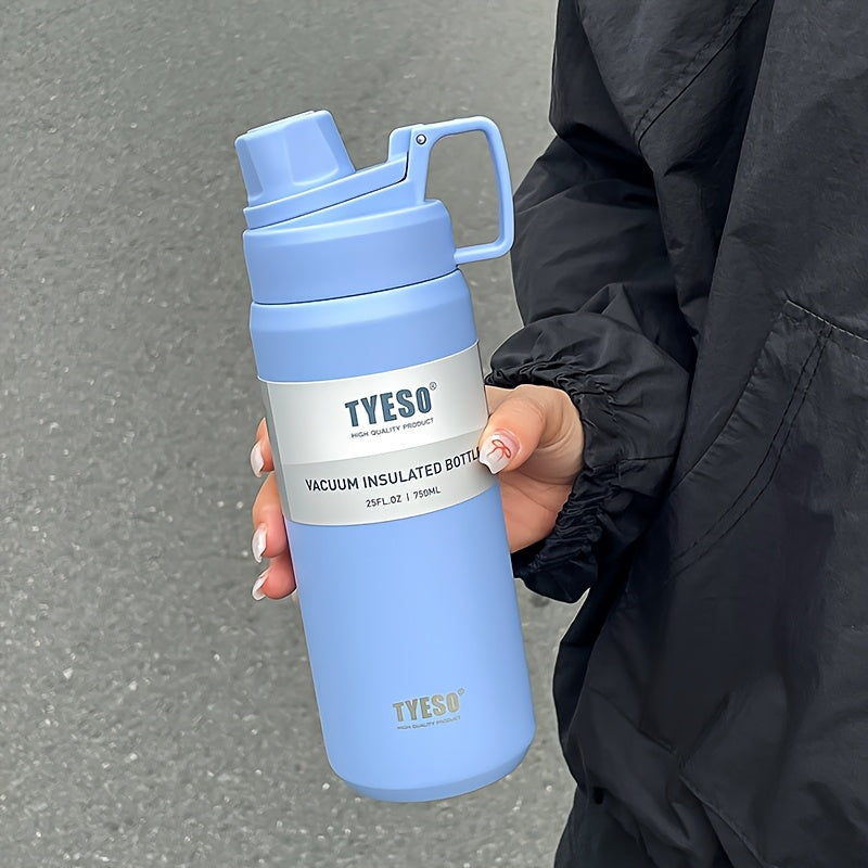 TYESO 900ml Insulated Water Bottle  Stainless Steel Sports Bottle