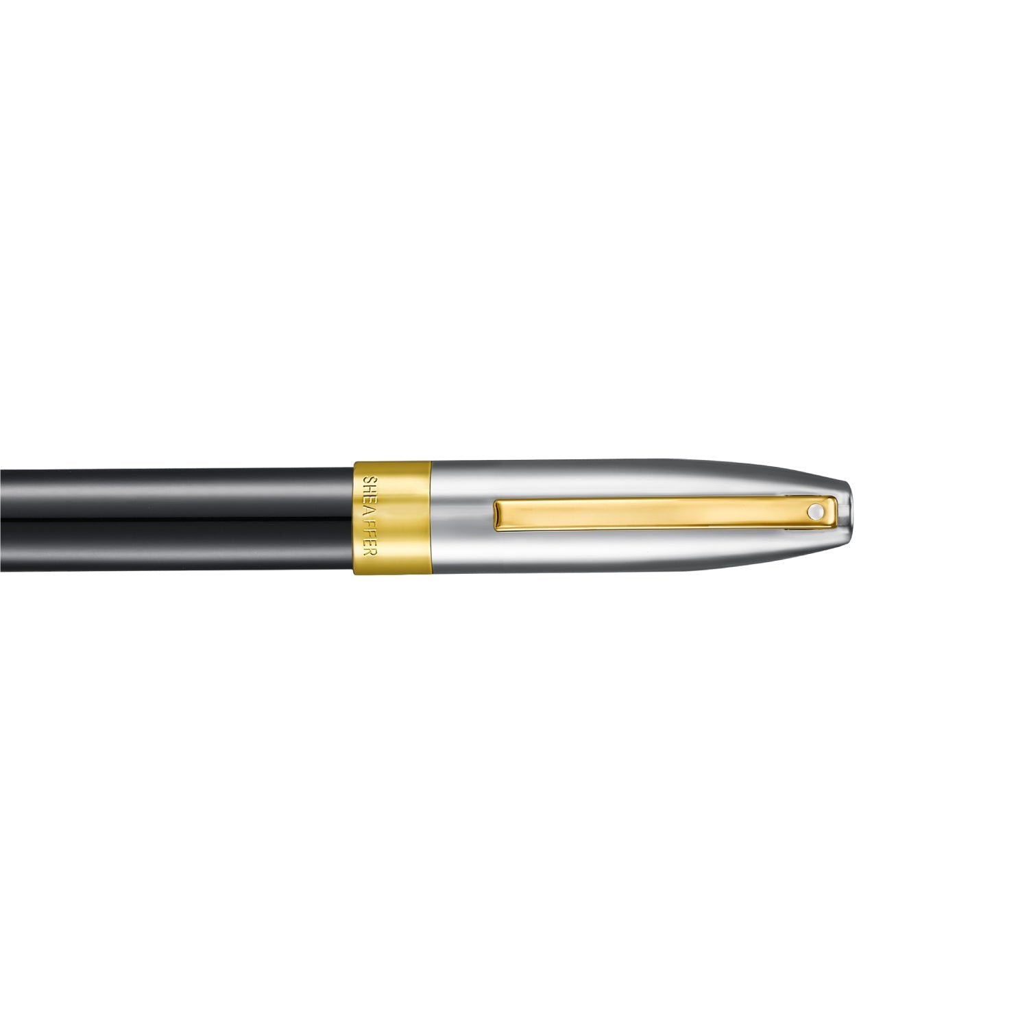 Sheaffer Legacy Rollerball Pen Black Chrome Gold Trim Luxury Pen