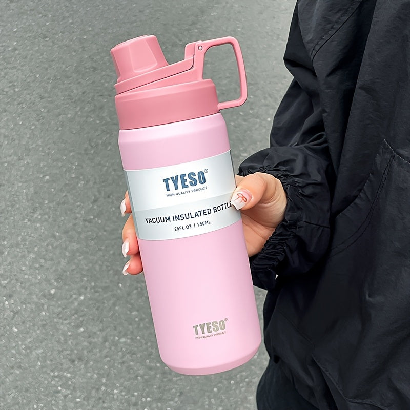 TYESO 900ml Insulated Water Bottle  Stainless Steel Sports Bottle