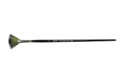Brustro Greengold Fan Brush Size 4  Acrylic & Oil Painting Brush