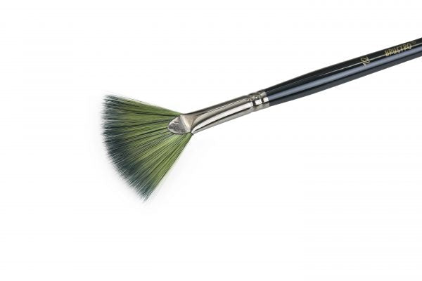 Brustro Greengold Fan Brush Size 4  Acrylic & Oil Painting Brush