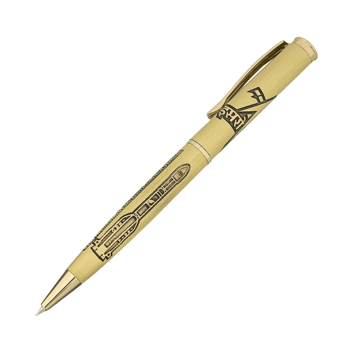 Submarine ISRO GSLV Rocket Pen Premium Metal Space-Themed Ball Pen