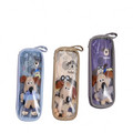 Cute Transparent Dog Pencil Pouch for Kids – Cartoon Large Capacity Zipper Case