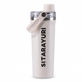 SITARAYURI 800ml Insulated Tumbler ZF-087 Stainless Steel Bottle with Straw