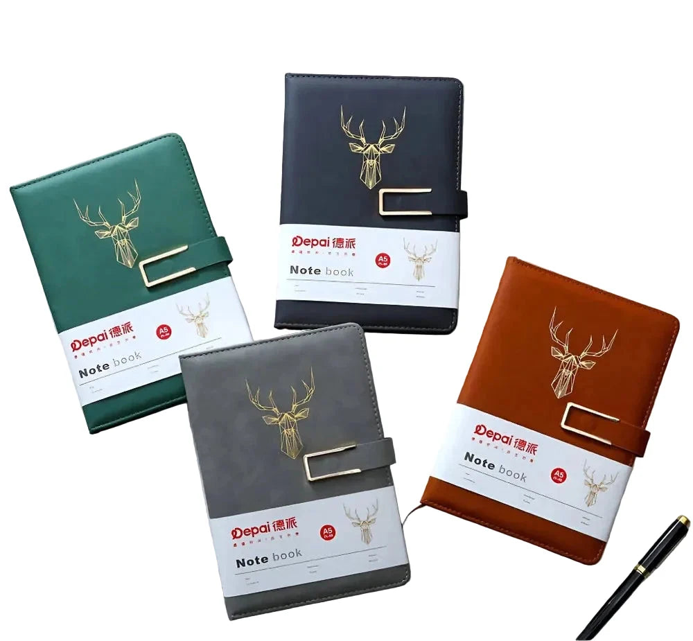 PU Leather Magnet Notebook A5 – Executive Diary