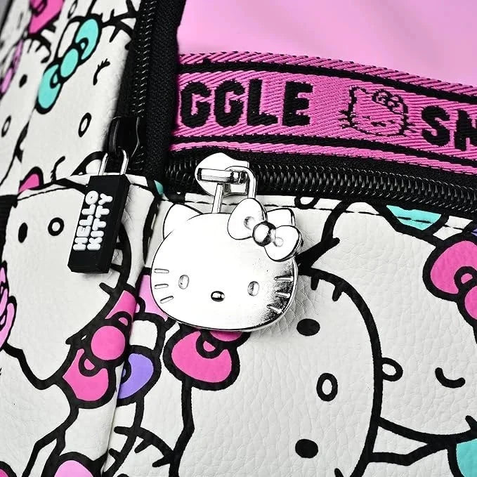 Smiggle Hello Kitty 17 Inch Backpack Cute School Bag with 3 Compartments