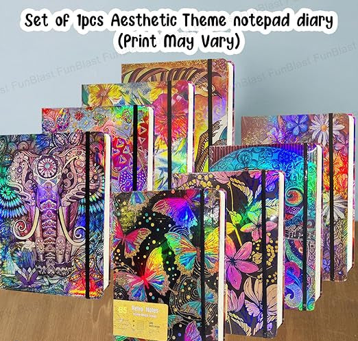 Aesthetic Notebook Diary for Kids  Stylish Lined Journal 90 Pages